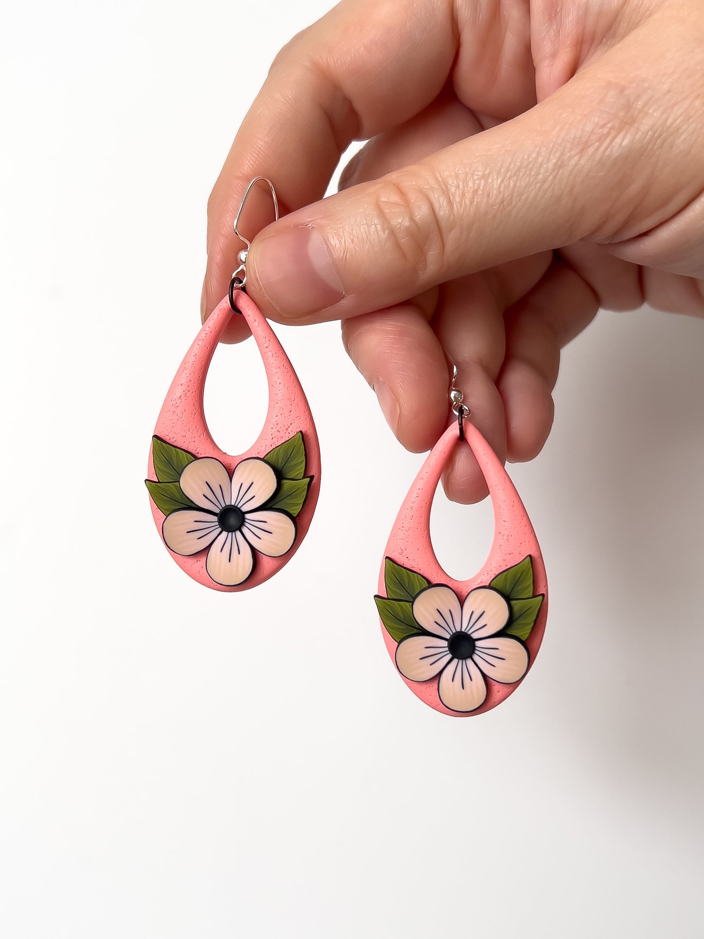 Pink Pomona Dangles