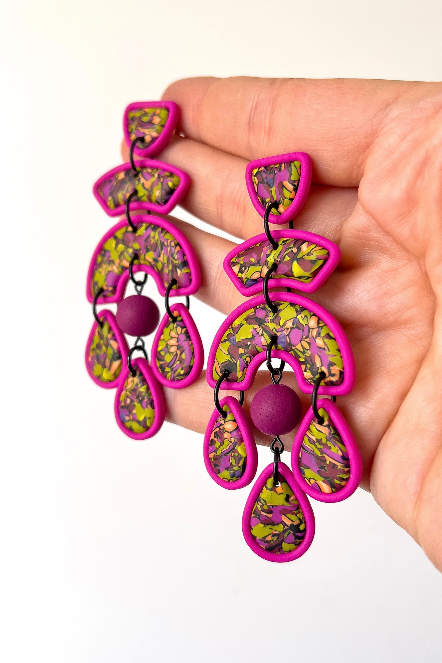 Green Confetti Ultra Nancy - BlueBassoon Handmade