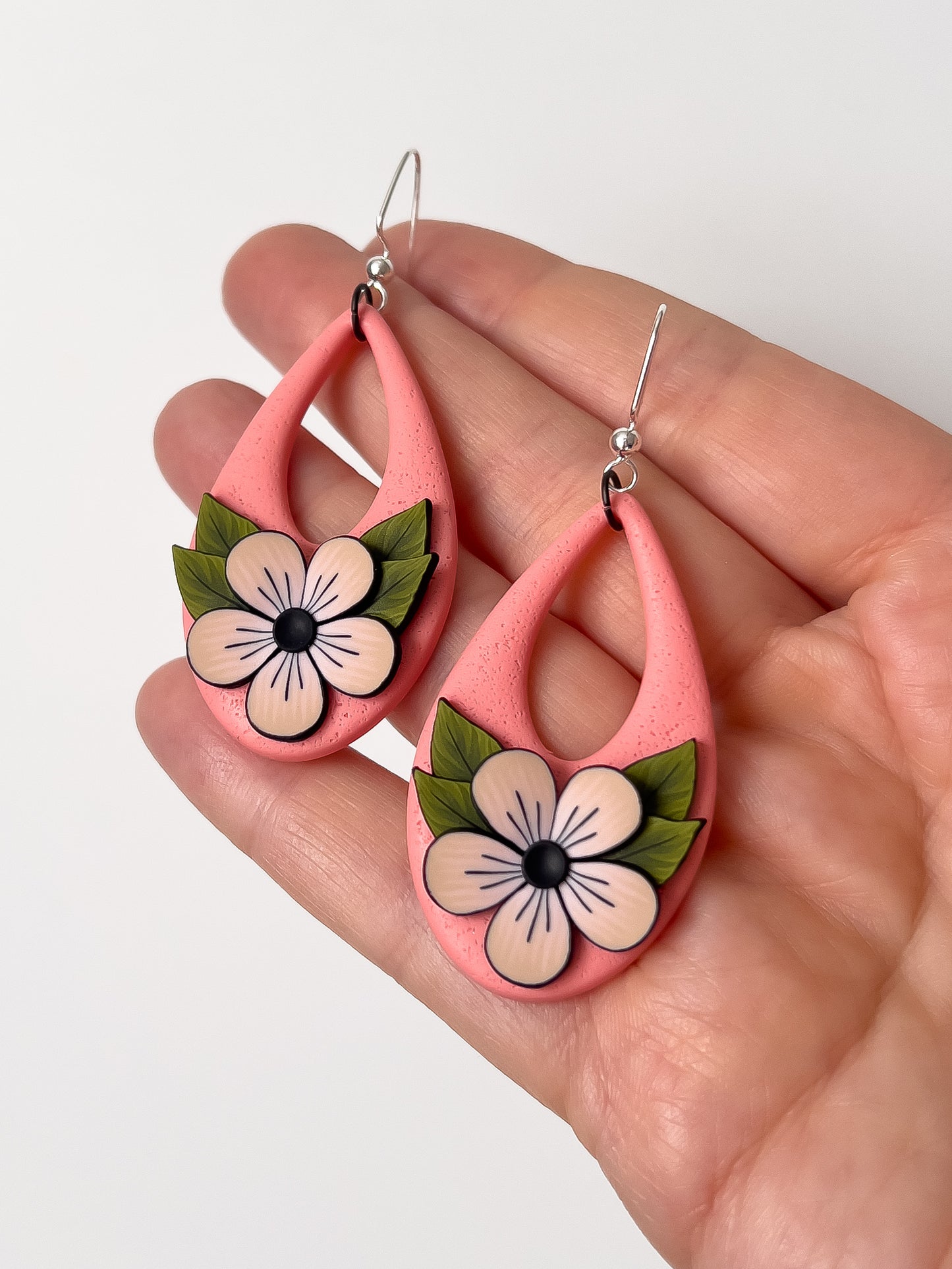 Pink Pomona Dangles