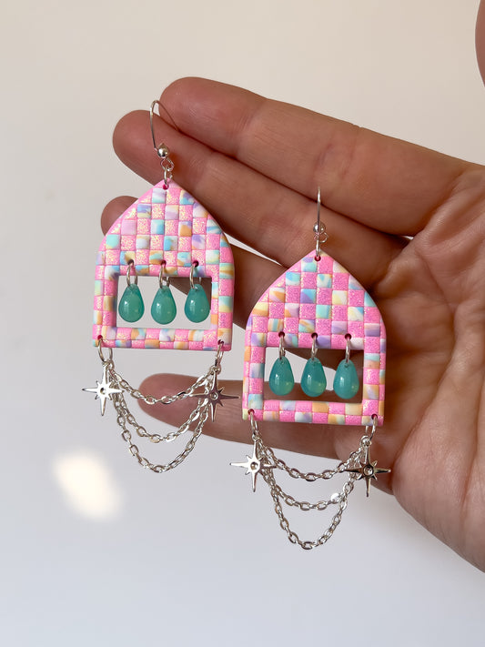 Pastel Goth Window Dangles - BlueBassoon Handmade