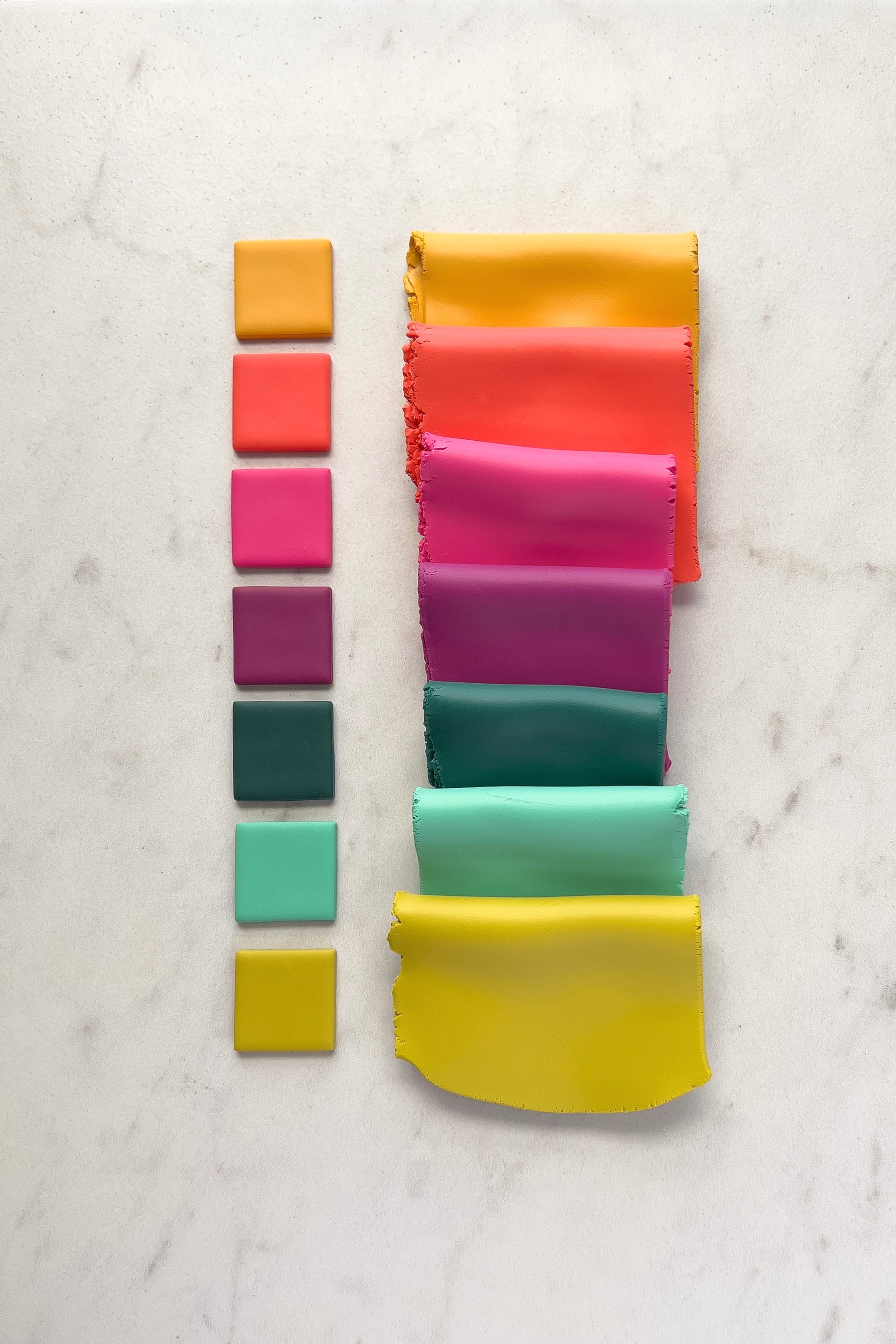 Fimo Color Recipes - Fall Color Palette #1 - BlueBassoon Handmade