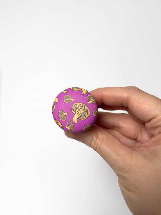 Bottle Stopper - Chanterelle - BlueBassoon Handmade