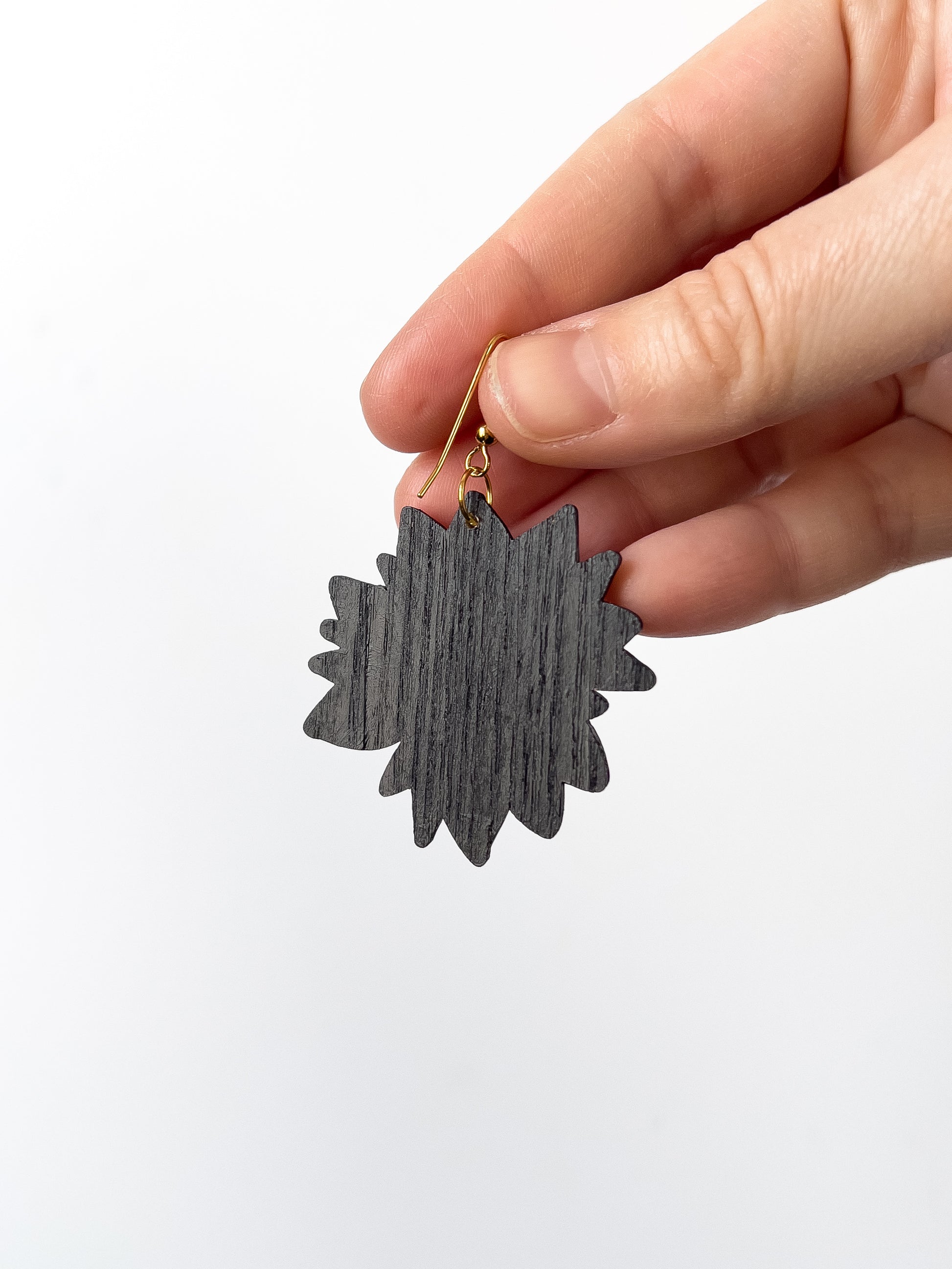 Leafy Bloom Dangles - BlueBassoon Handmade