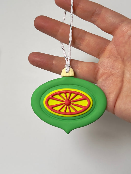 Retro Ornament - 60’s Bauble - BlueBassoon Handmade