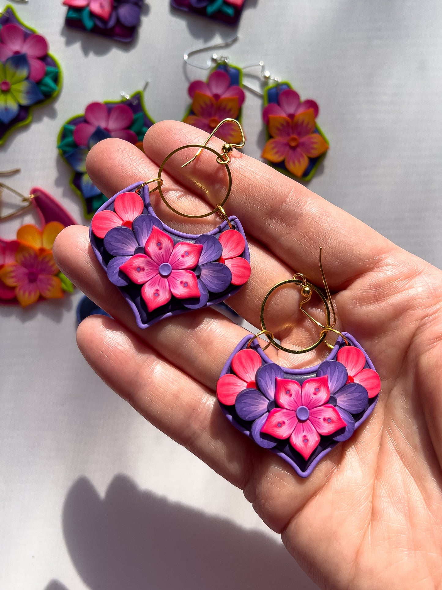 Lovers’ Flame Dangles - BlueBassoon Handmade