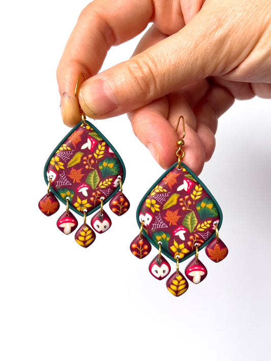 Autumn Forage Charm Dangles