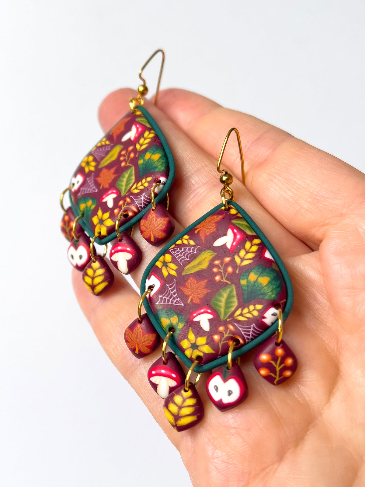 Autumn Forage Charm Dangles