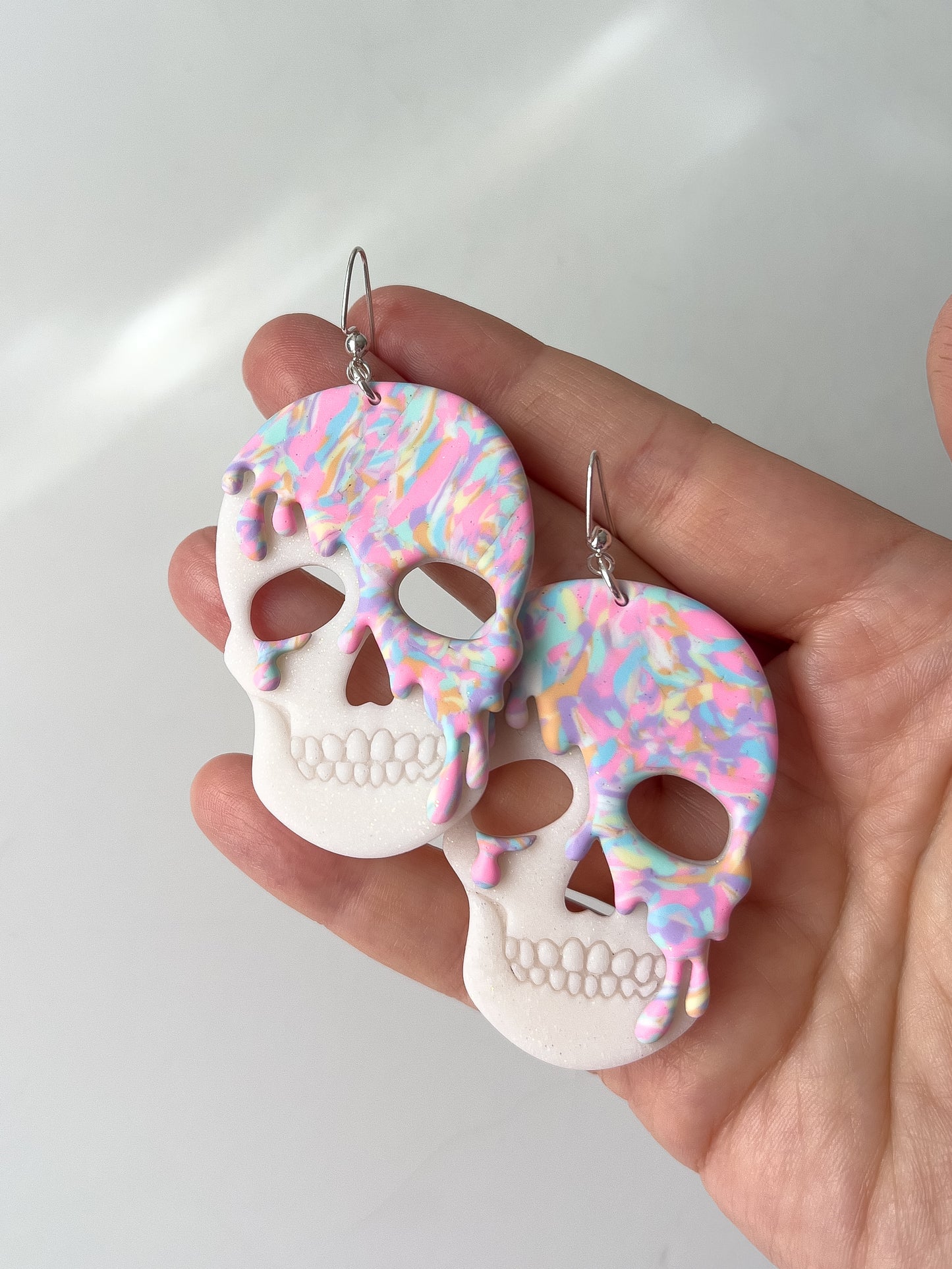 Cotton Candy Confetti Skulls