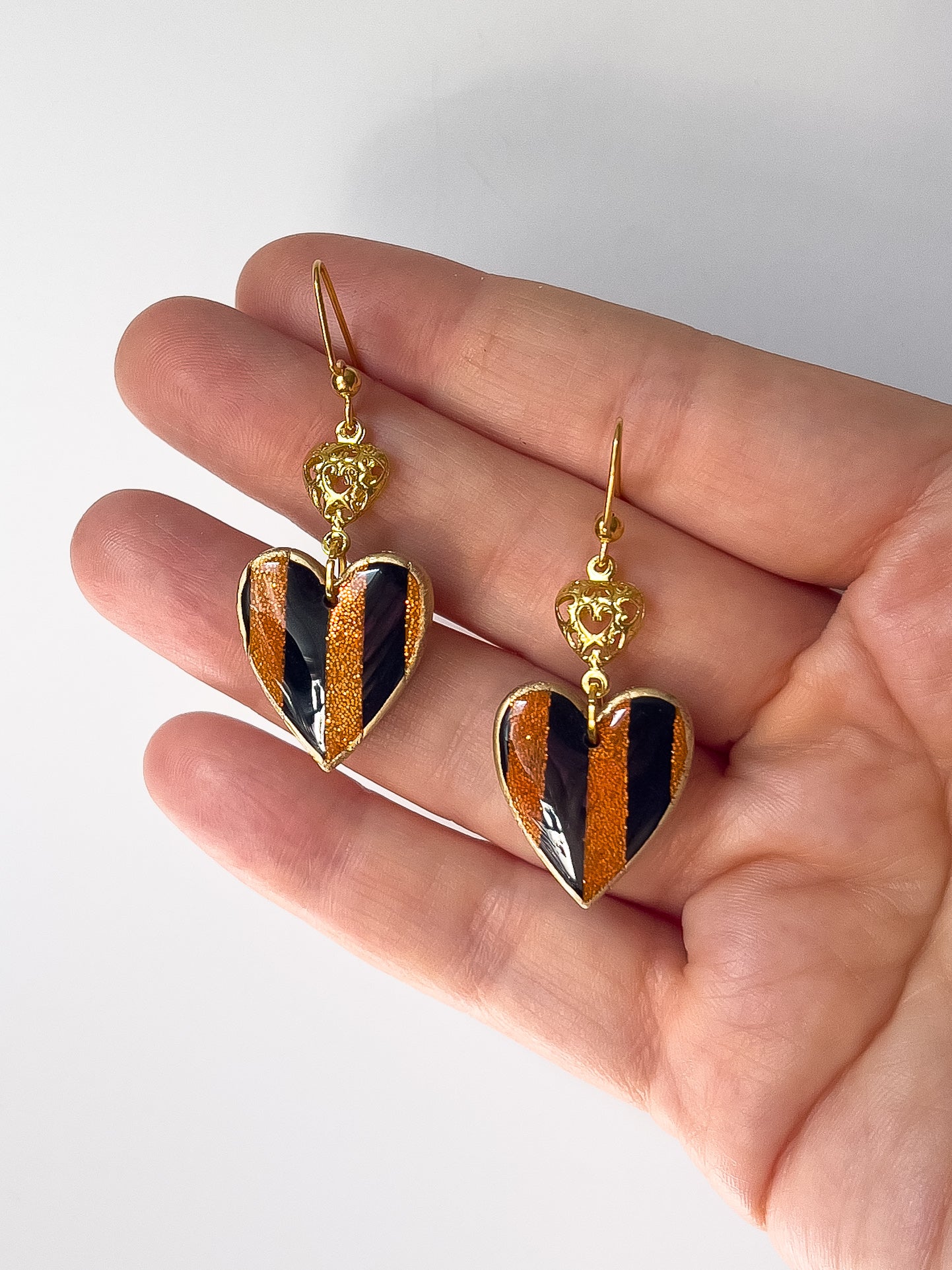 Sacred Heart Dangles - BlueBassoon Handmade