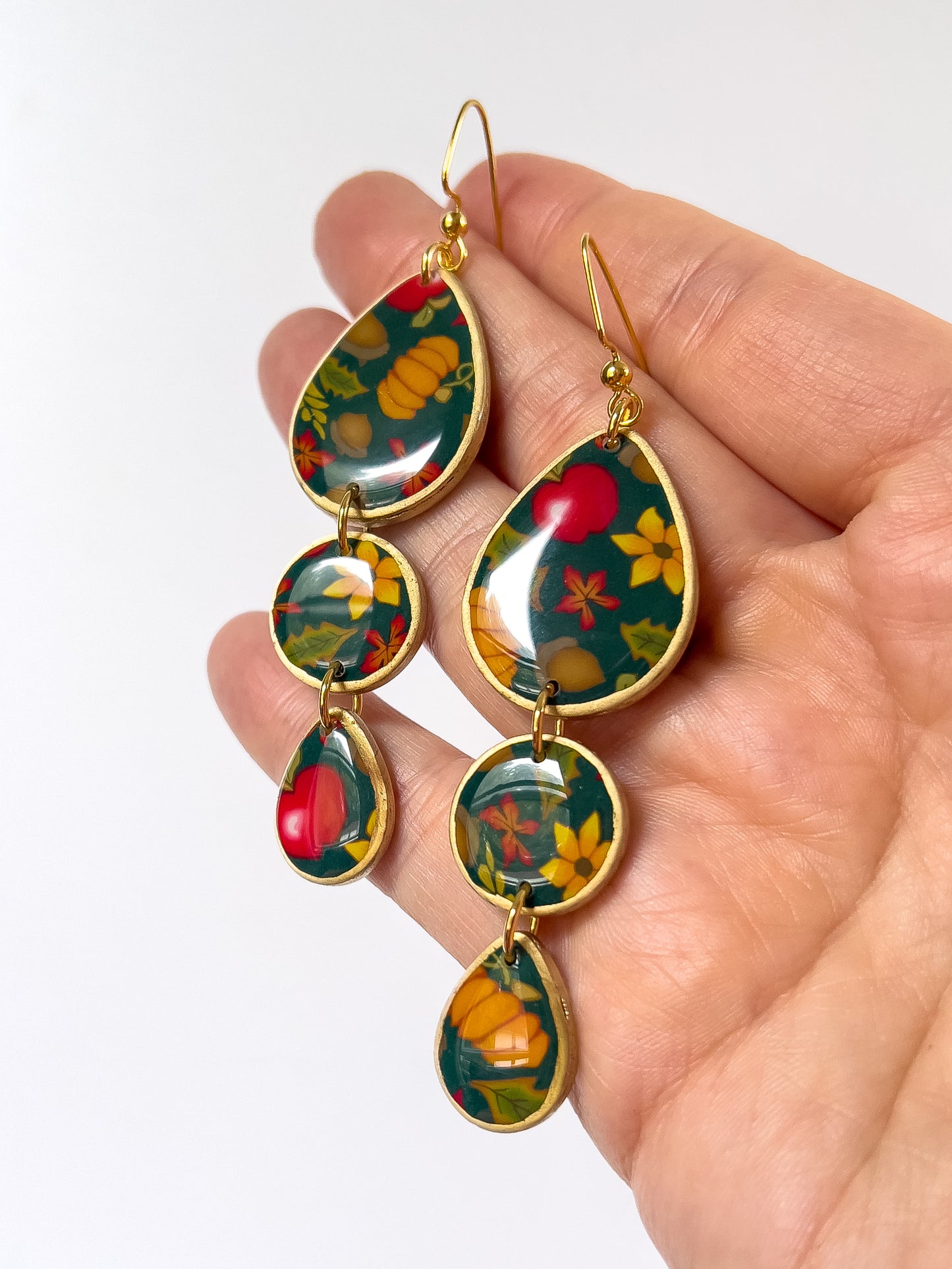 Harvest Festival River Dangles - BlueBassoon Handmade