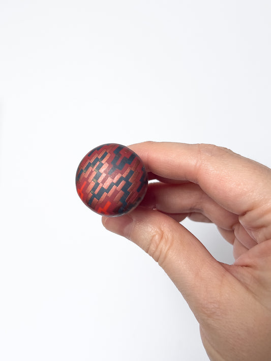 Bottle Stopper - Bronze Bargello - BlueBassoon Handmade