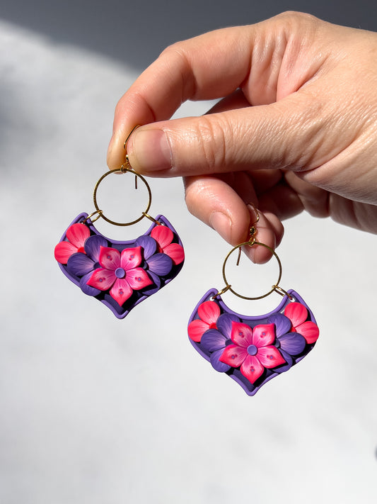 Lovers’ Flame Dangles - BlueBassoon Handmade