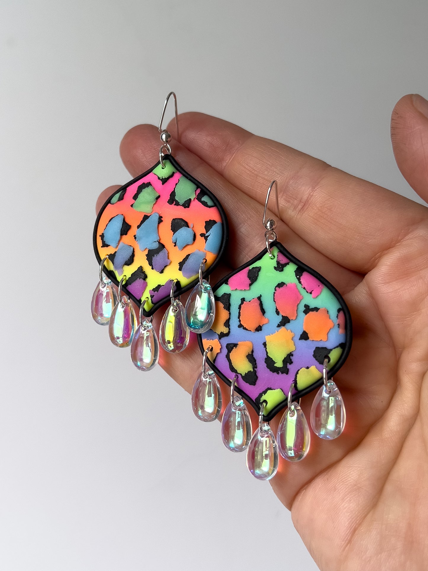 Neon Rainbow Glam Portals