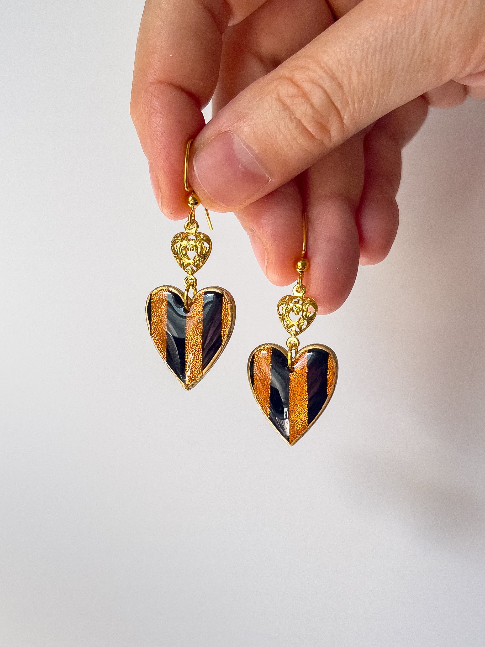 Sacred Heart Dangles - BlueBassoon Handmade