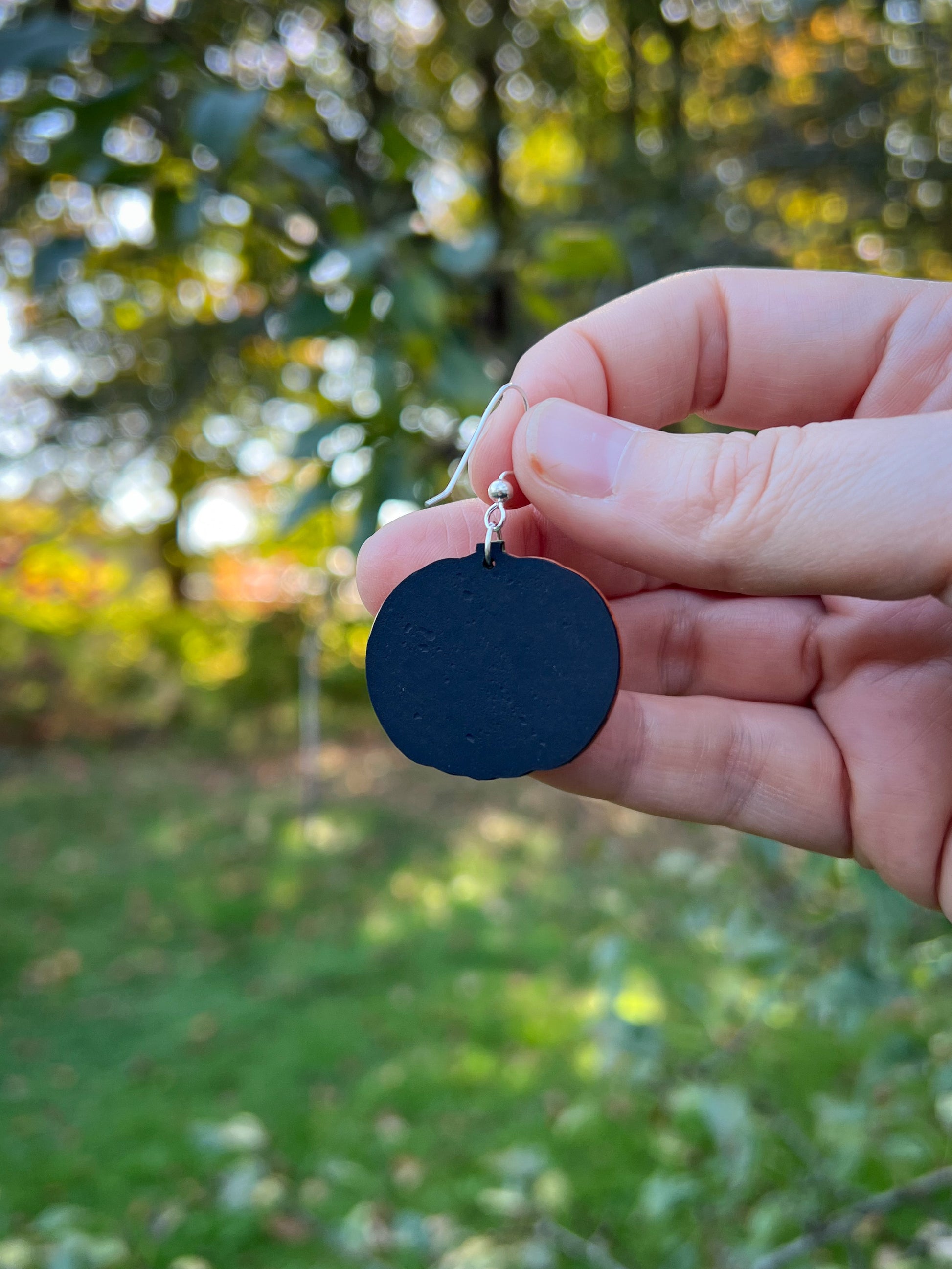 Evil Jack O Lantern Earrings - BlueBassoon Handmade
