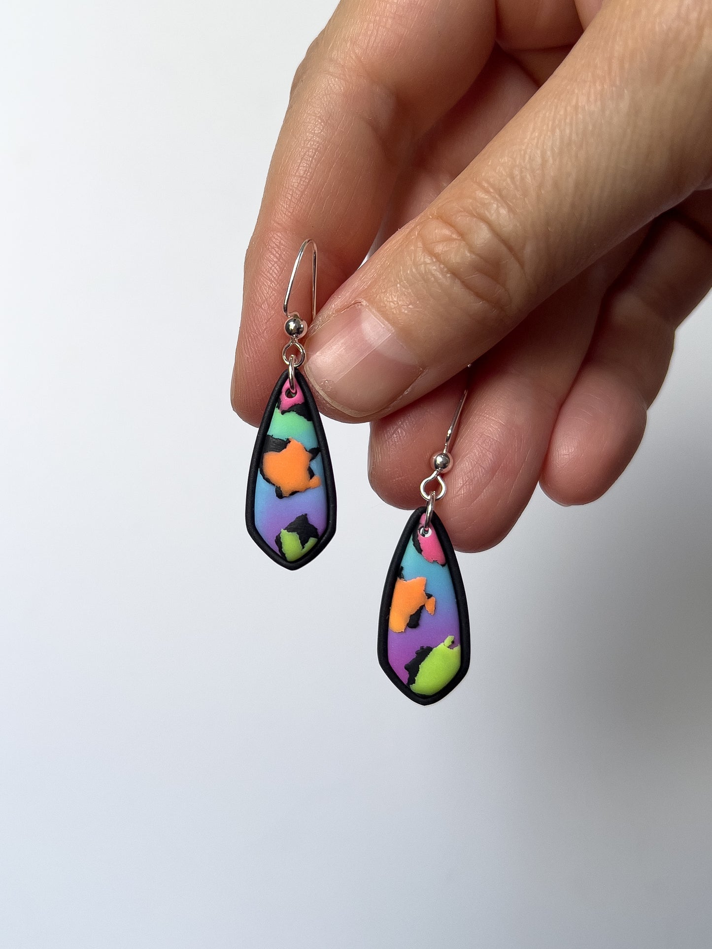 Blue/Multi Neon Mini Dangles