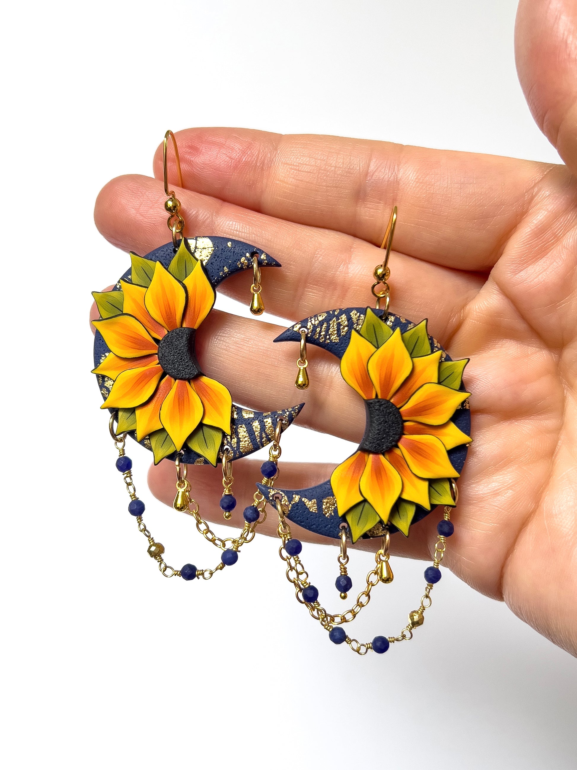 Sunflower Moons - BlueBassoon Handmade