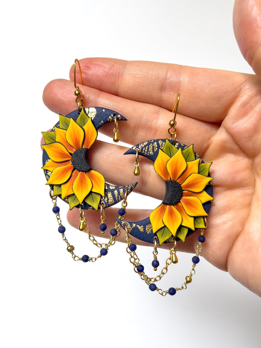 Sunflower Moons - BlueBassoon Handmade