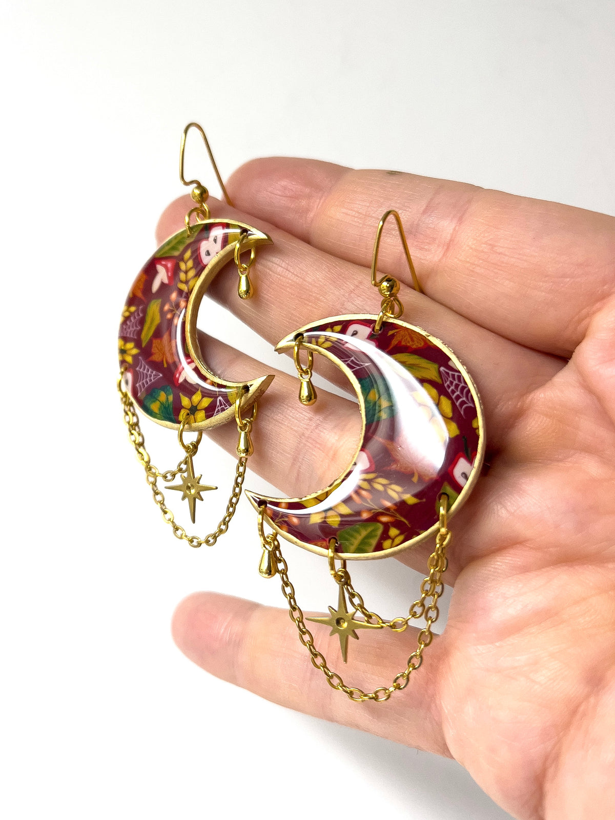 Autumn Forage Moon Dangles