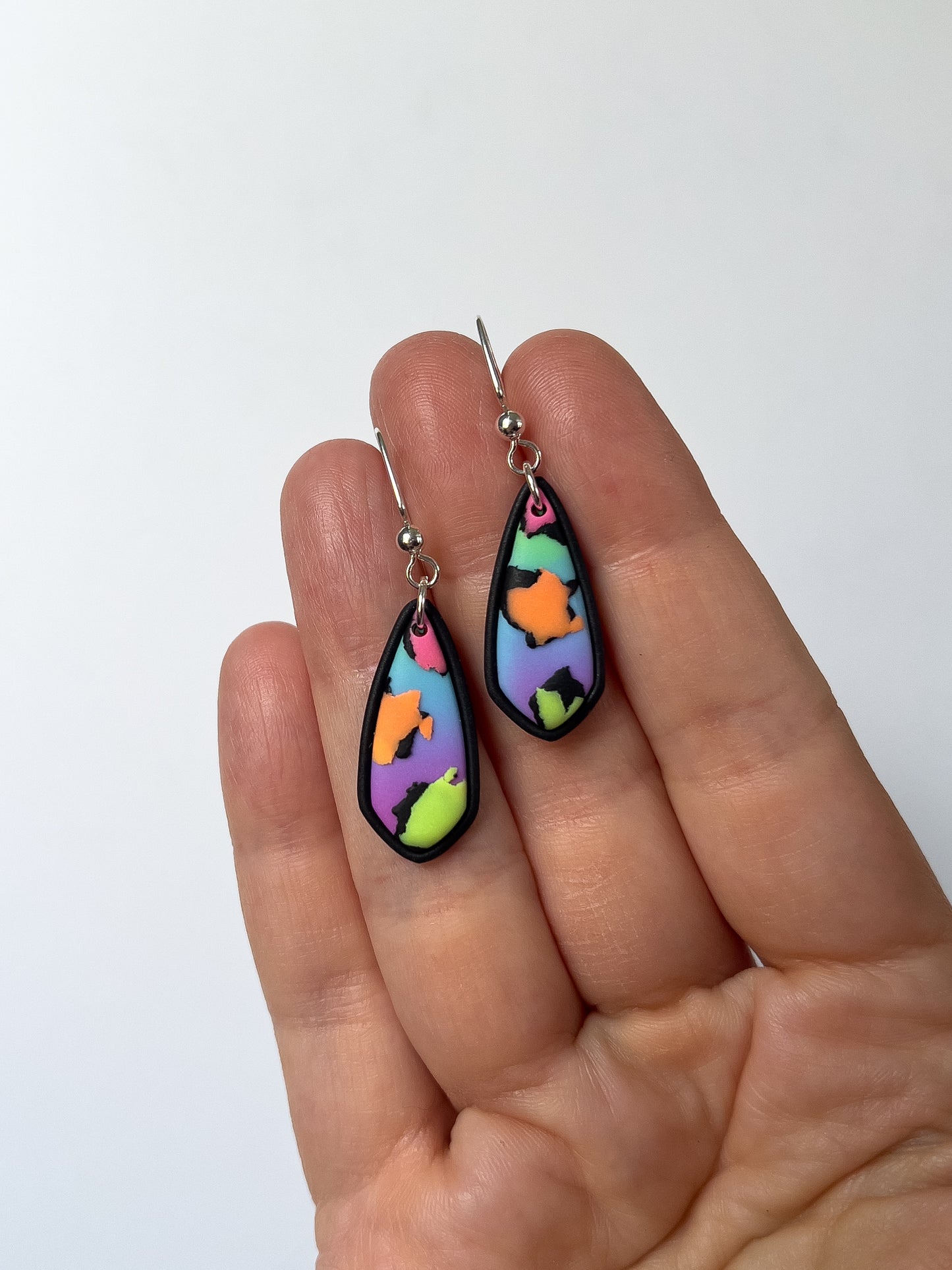 Blue/Multi Neon Mini Dangles