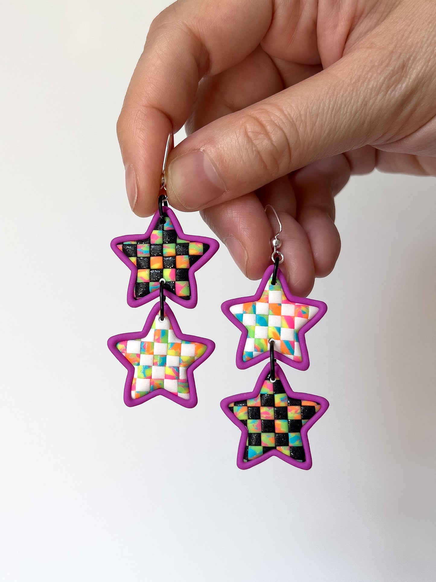 Yin + Yang Star Dangles