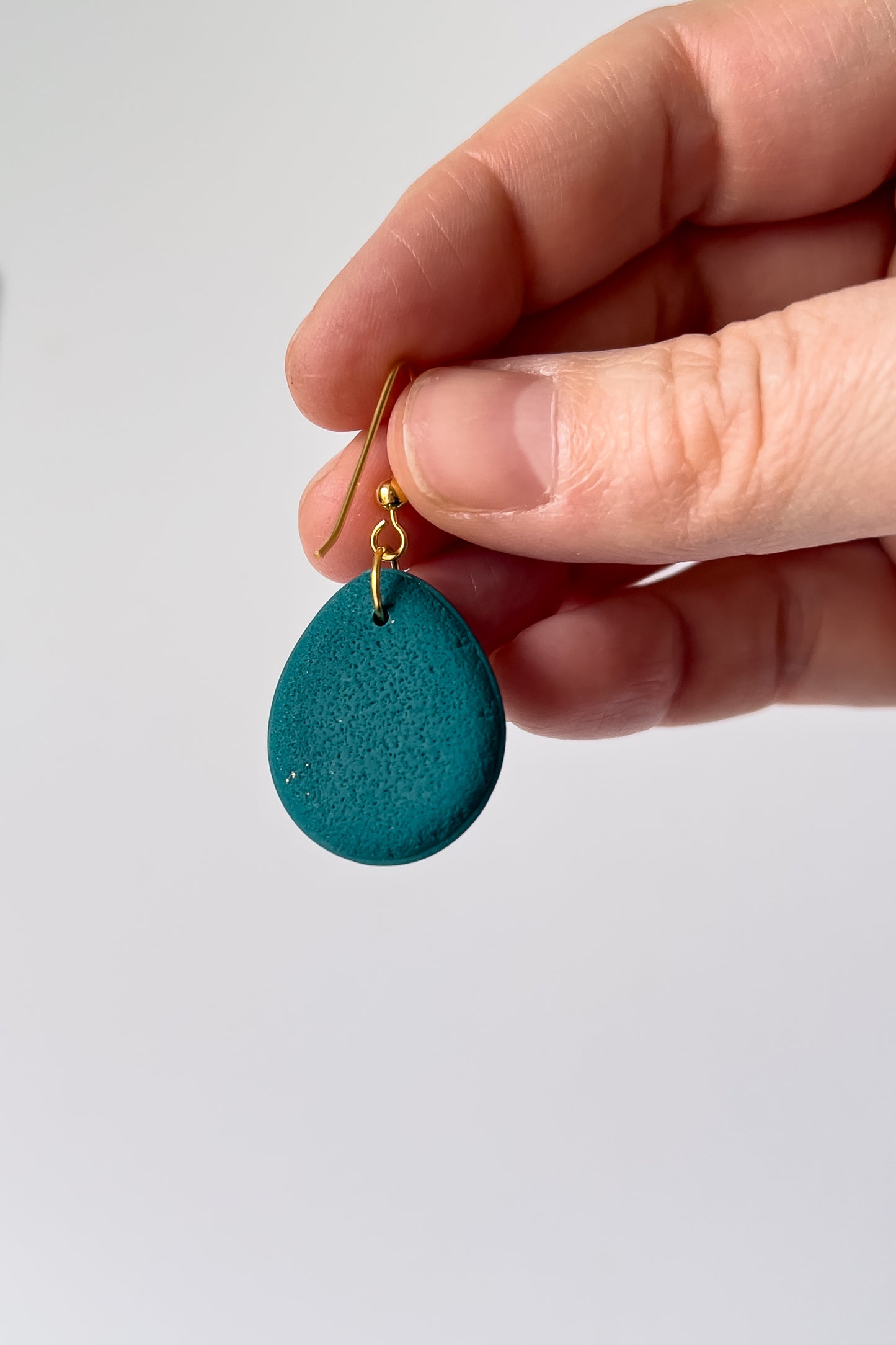 Gilded Sweater Dangles - Teal