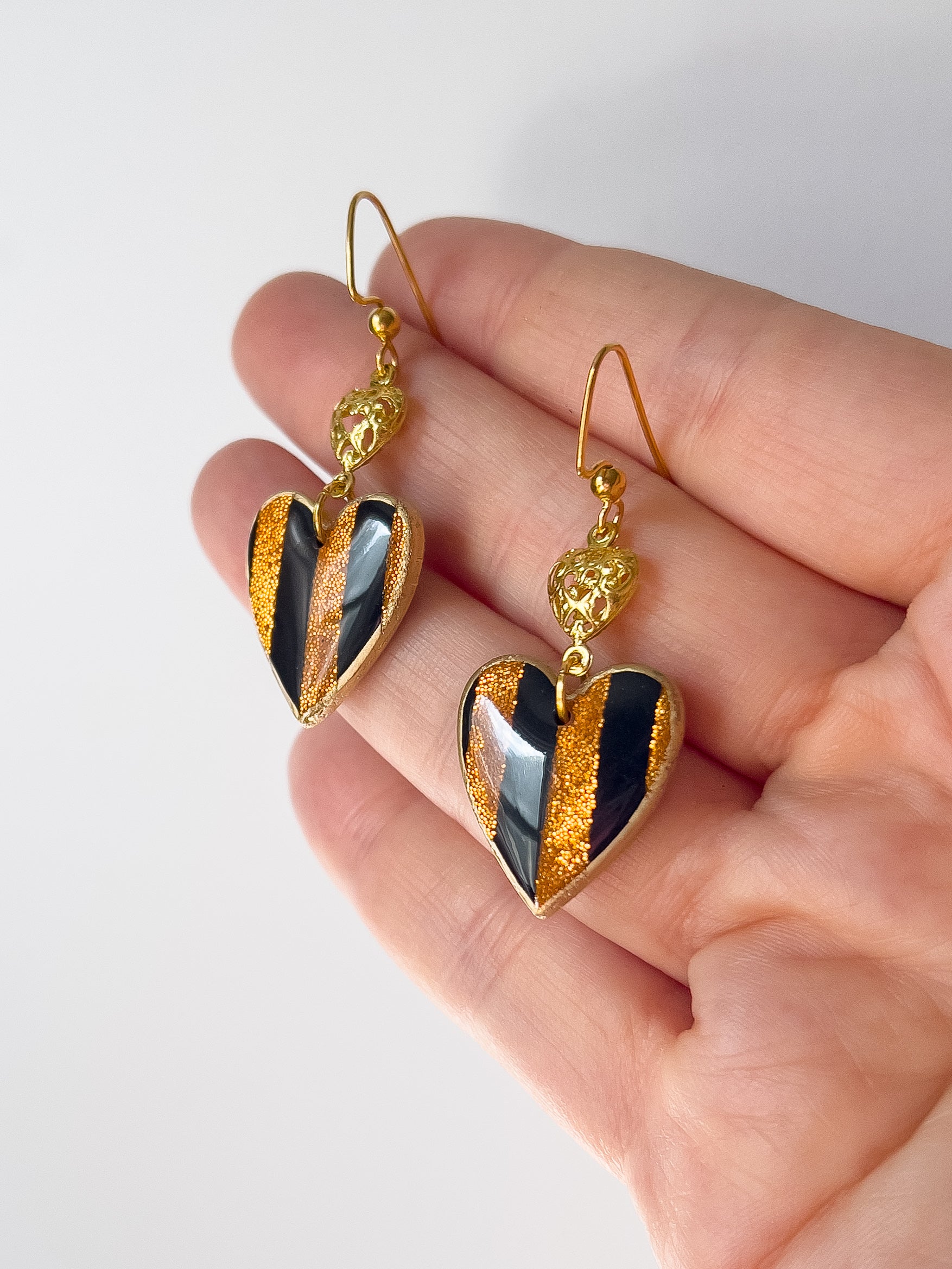 Sacred Heart Dangles - BlueBassoon Handmade