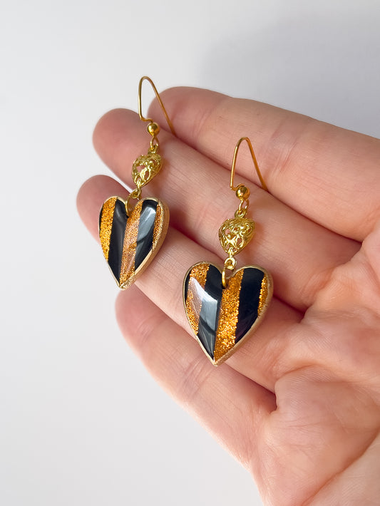 Sacred Heart Dangles - BlueBassoon Handmade