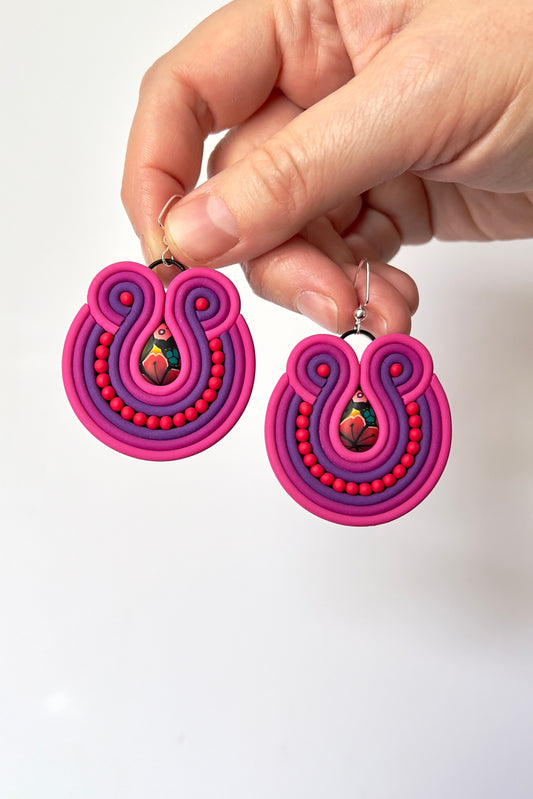 Romantic Soutache Dangles #10