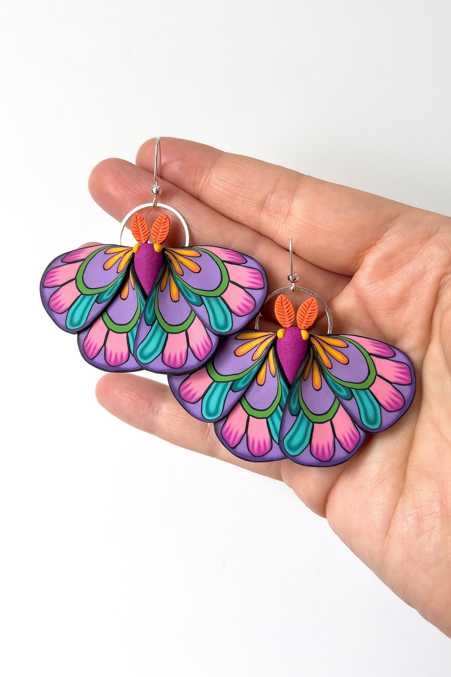 Large Moth Earrings