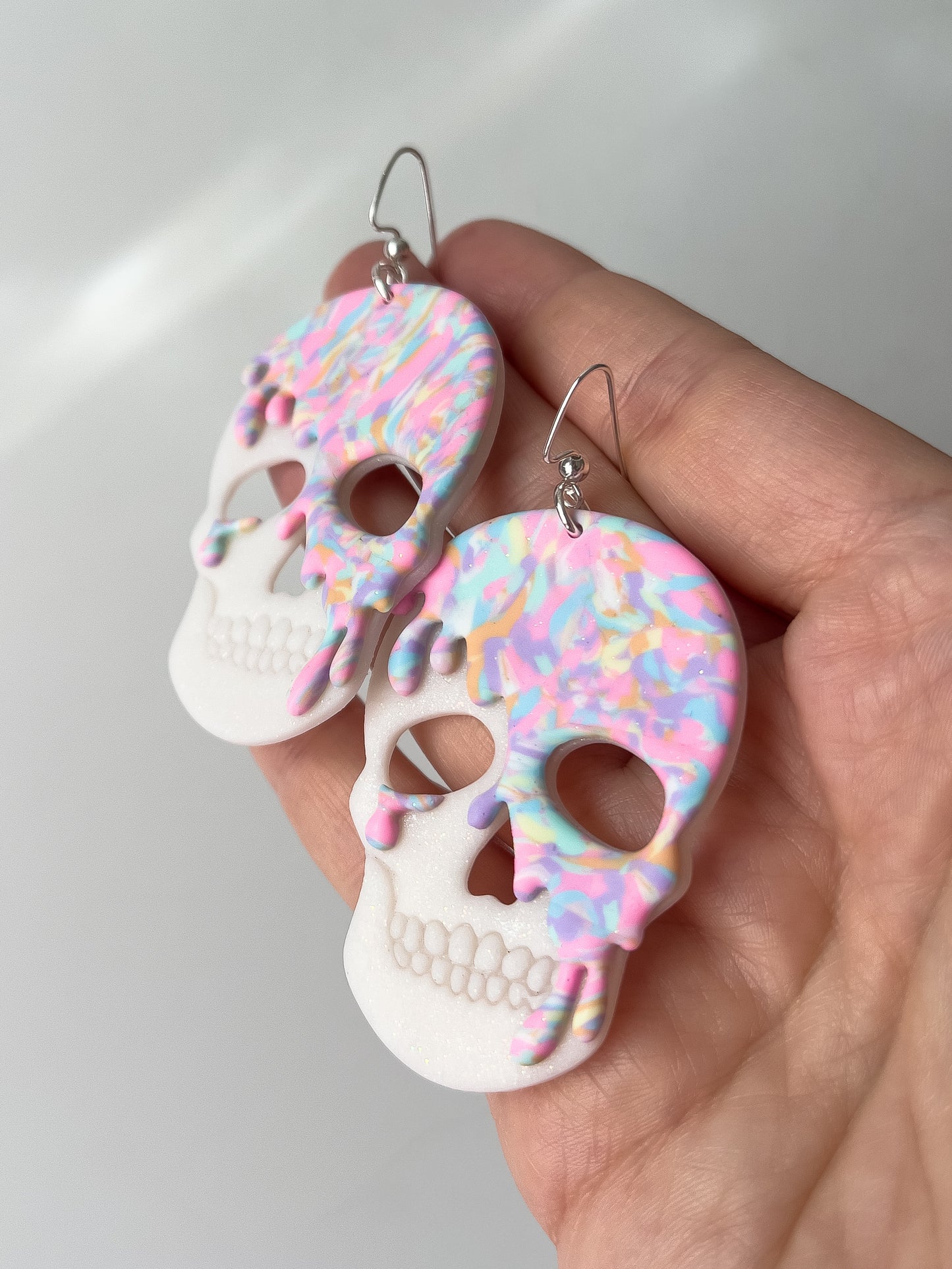 Cotton Candy Confetti Skulls
