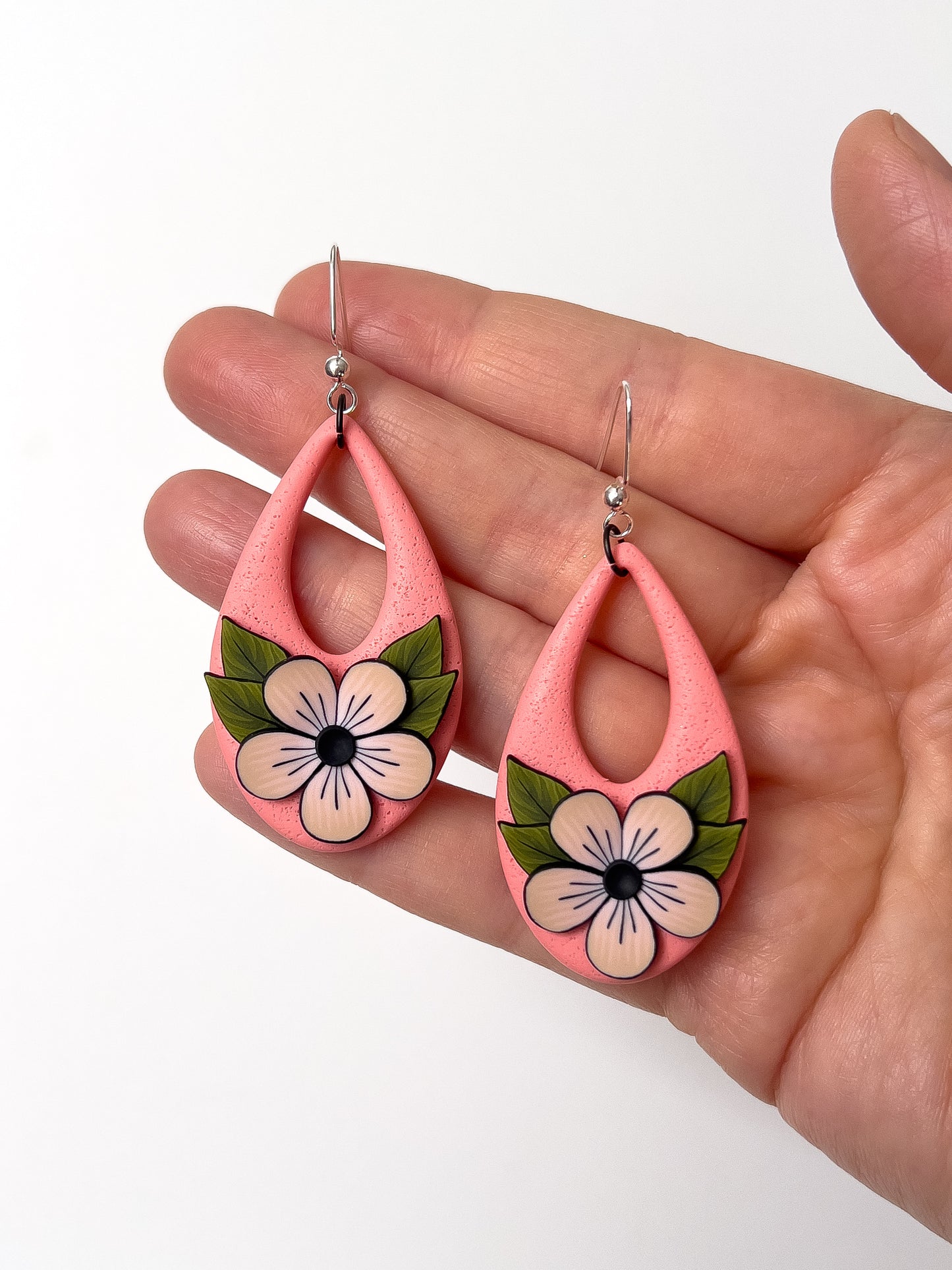 Pink Pomona Dangles