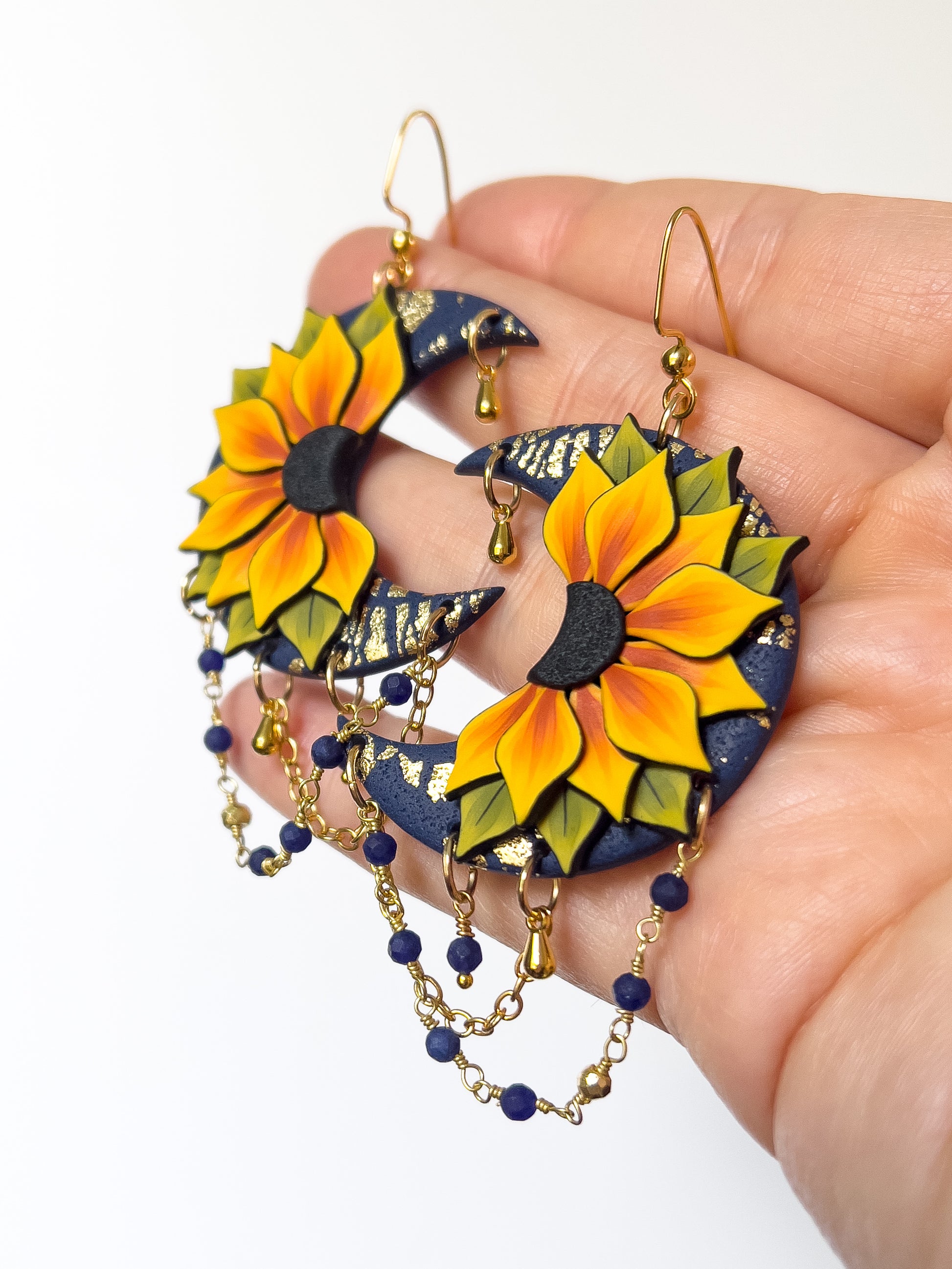 Sunflower Moons - BlueBassoon Handmade
