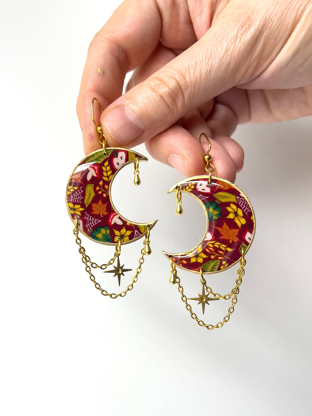 Autumn Forage Moon Dangles